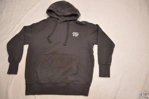 Ivory Ella Hoodie Womens Extra Small Gray Elephant Logo Pullover Kangaroo Pocket - Picture 1 of 9