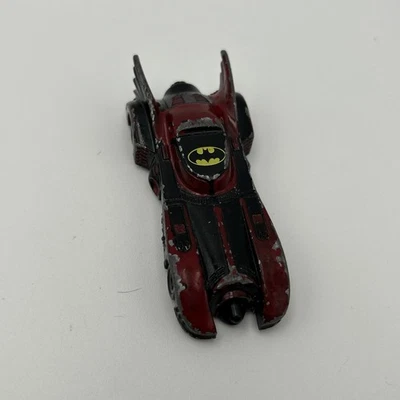 Batimóvil ERTL 1989 de colección escala 1:64 DC Comics Batman murciélago coche móvil juguete 3,5" Foto 1 de 4