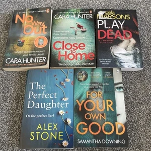 Crime Thriller Books Bundle X 5 Paperbacks Suspense Fiction Mixed Authors Gift - Picture 1 of 16