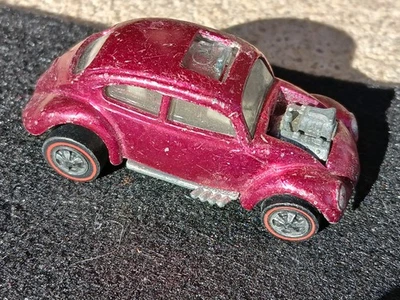 Vintage Red Survior 1967 Original  Hot Wheels Redline Custom Volkswagen Beetle  - Image 1 of 4