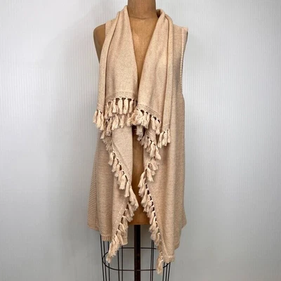 Suéter Lilly Pulitzer Mujer Grande Abbott Plumero Chaleco Abierto Flecos Fiesta Núcleo Nuevo con Etiquetas Foto 1 de 4