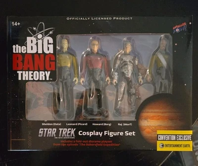 Big Bang Theory Star Trek Cosplay 3.75" Figura Set de 4 SDCC Exclusivo  Foto 1 de 3