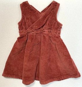 Little Co. By Lauren Conrad Burnt Orange Sleeveless Baby Dress Size 18 Mos. - Picture 1 of 4