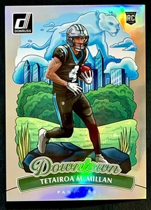 2025 Donruss Tetairoa McMillan RC Rookie Jumbo Oversized Downtown #15 - Picture 1 of 2