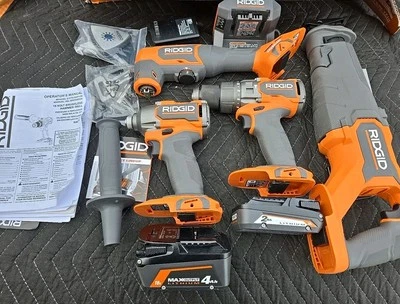 RIDGID R9225 18V Brushless Combo Kit - Image 1 of 4