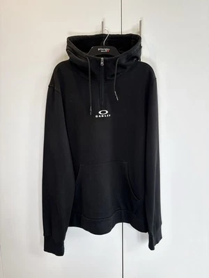 Oakley Bark Men’s Black Half Zip Pull Over Hoodie - XL - Image 1 of 4