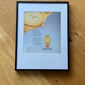 AP Audemars Piguet Royal Oak Day & Date 1983 Framed Vintage Ad Werbung Gerahmt - Bild 1 von 7