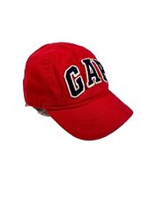 Baby Gap Red Baseball Cap Hat Unisex XS/S 12-24 Months Gap Logo *Read