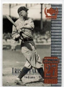 1999 Upper Deck Century Legends 27 Tris Speaker Cleveland Indians 2 - Picture 1 of 1