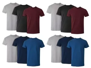 T-shirt Hanes uomo FreshIQ® ComfortSoft® tinte con tasca traspirante confezione da 12 pezzi - Foto 1 di 8