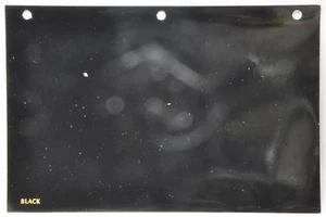 Jaguar Black showroom Sample on Paper stock 10" x 6.5" - Picture 1 of 1