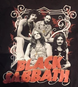Camiseta muy rara antigua Black Sabbath 1976 buen estado súper suave rara - Imagen 1 de 6