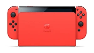 NINTENDO OLED Mario Red Limited Edition Game Console By FedEx - Picture 1 of 5