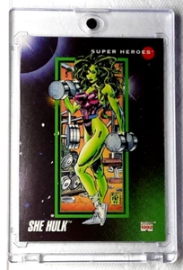 1992 Marvel Universe Series 3 Trading Card 16 SHE-HULK. FREE ONE-TOUCH-HOLDER - Picture 1 of 2