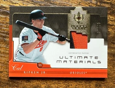 2005 Ultimate Collection Materials Patch #RI Cal Ripken Jr /25 #X13995 - Image 1 of 2