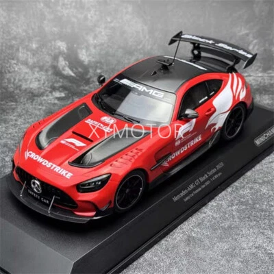 MINICHAMPS 1/18 Mercedes Benz AMG GT Black Series Safe Car Diecast Car Model Red - Image 1 of 4