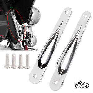 CNC Front Fork Teardrop Tie-Down Brackets For Harley Electra Glide Ultra Limited