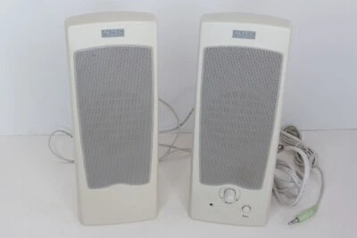 Used Altec Lansing ACS22 Multimedia Computer Speaker System in Beige with 3.5mm - Image 1 of 4