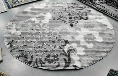 Alfombra de hilos sueltos redondos Marfil 8' X 8', precio reducido 1172706075 ADR114B-8R Foto 1 de 4