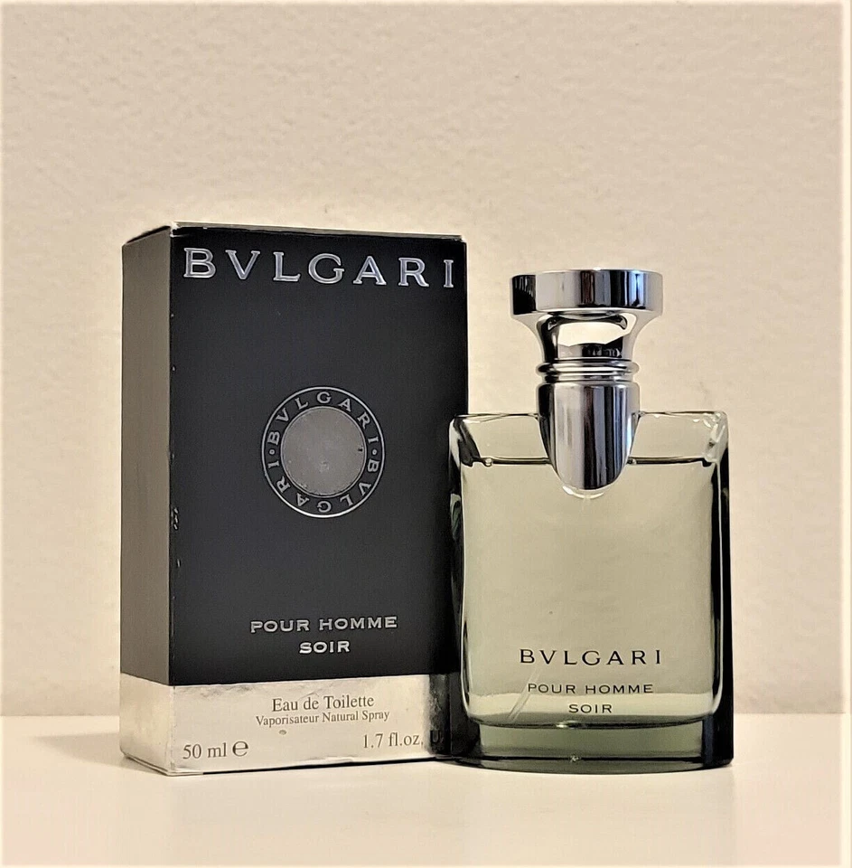 BVLGARI Soir por BVLGARI 1,7 oz / 50 ml Edt colonia espía para hombres para hombre Foto 1 de 1