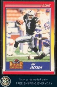Bo Jackson 1990 Score Record Breakers #591 Los Angeles Raiders - Imagen 1 de 2