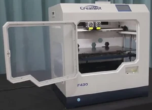 3D-Drucker CreatBot F430, Bauvolumen 40x30x30cm, 2 x Hotend, 260°C bzw. 420°C - Bild 1 von 1