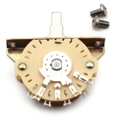 1x Oak Grigsby 3-Way Blade Switch for Telecaster With Mounting Screws - Image 1 of 4