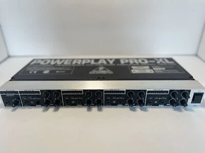 BEHRINGER POWERPLAY PRO-XL 4 CHANNEL HEADPHONE DISTRIBUTION AMPLIFIER HA4700 - Image 1 of 4