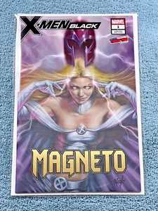 X-MEN BLACK MAGNETO #1 CASI NUEVO-COMO NUEVO Lucio Parrillo variante comercial 3000 ¡RARO CGC IT! - Imagen 1 de 1