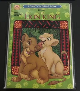 Neu versiegelt Der König der Löwen riesiges Malbuch goldene Bücher Disney 1994 Simba Nala - Bild 1 von 1