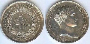 Jeton - Comité des notaires des départements silver main 12 grammes d=32mm - Imagen 1 de 1