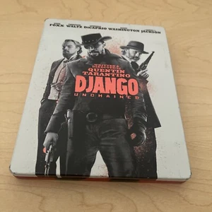 NO DIGITAL COPY! Django Unchained Steelbook Blu-ray Leonardo DiCaprio Jamie Foxx - Picture 1 of 5