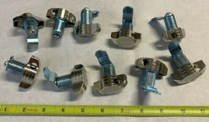 (10) Quantity of Thumb Turn Cam Locks for 3/4" doors, may be padlocked! - Picture 1 of 5