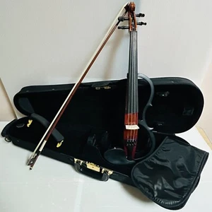 YAMAHA Electric Silent Violin SV150 SV-150 with case. Control box missing. - Picture 1 of 23
