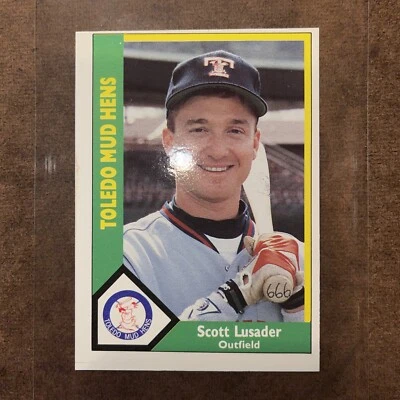 1990 Scott Lusader CMC 1989 666 Satanic Bat Knob Error Ripken Homage Funny #396 - Image 1 of 4