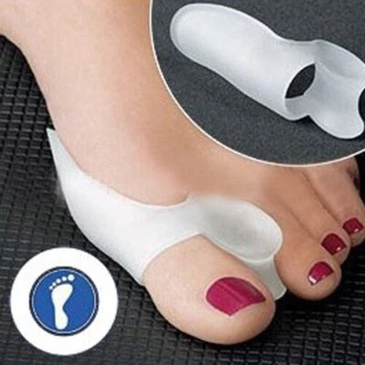 2 x Silikon Zehenspreizer Hallux Valgus PREMIUM Zehenkorrektur Bandage Korrektur - Bild 1 von 3
