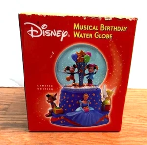 HALLMARK Walt Disney Musical 100th Birthday Water Globe Limited Edition Vintage - Picture 1 of 2
