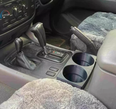 Toyota Land Cruiser 100 Series - Lexus LX470 porta-copo duplo - alta resistência - Imagem 1 de 3