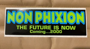 Vintage Original Non Phixion Aufkleber The Future Is Now 2000 Underground Hip Hop - Bild 1 von 5