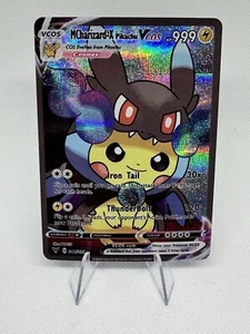 Mint Pokémon Pikachu Cosplay Mega Charizard DIY Kawaii Holo Card - Picture 1 of 2