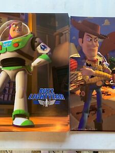 Buzz Light-Year and Woody Disney Toy Story Movie Posters Set Of Two New