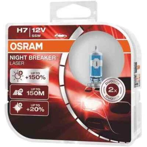 OSRAM Night Breaker Laser 150 H1 H3 H4 H7 H8 H11 HB3 HB4 Twin Packs - Picture 1 of 10