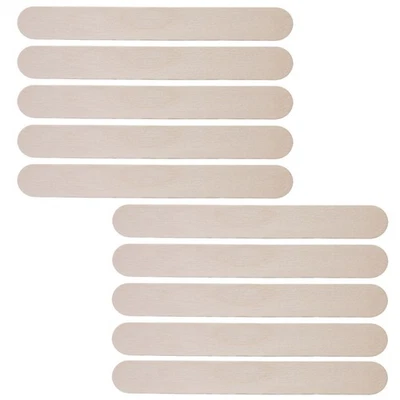 Applicateur de cire en bois pour épilation, bâtonnets, spatule à cire, - Photo 1/4