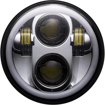 Custom Dynamics Headlight - Chrome for Harley-Davidson CD-575-H-C - Image 1 of 4