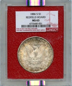 1886-S $1 Morgan Dollar Redfield NGC MS63 - Picture 1 of 2