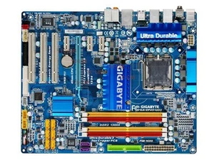 Pour carte mère GIGABYTE EP45-UD3 P45 LGA775 4*DDR2 16G ATX Testée ok - Photo 1/2