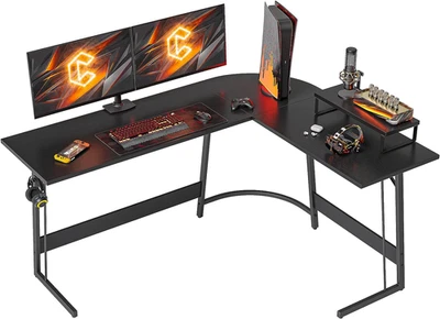 Gaming Tisch Eckschreibtisch 150 x 120 cm Schreibtisch L Form für Gaming Tisch - Bild 1 von 4