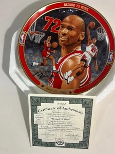 1996 Upper Deck Michael Jordan Record 72 Wins Plate One Limited Edition COA - Picture 1 of 1
