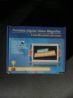 Portable Digital Video Magnifier 5in HD Colorful LCD Screen - Image 1 of 2