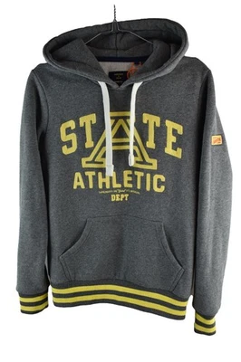 SUPERDRY Grey Hoodie size Uk 8 Womens Pullover Casual Outdoors Outerwear - Image 1 of 4